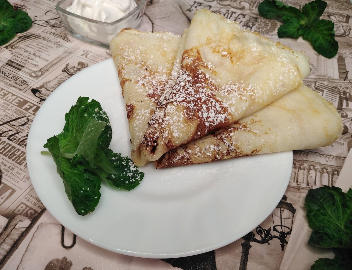 Блины с манкой