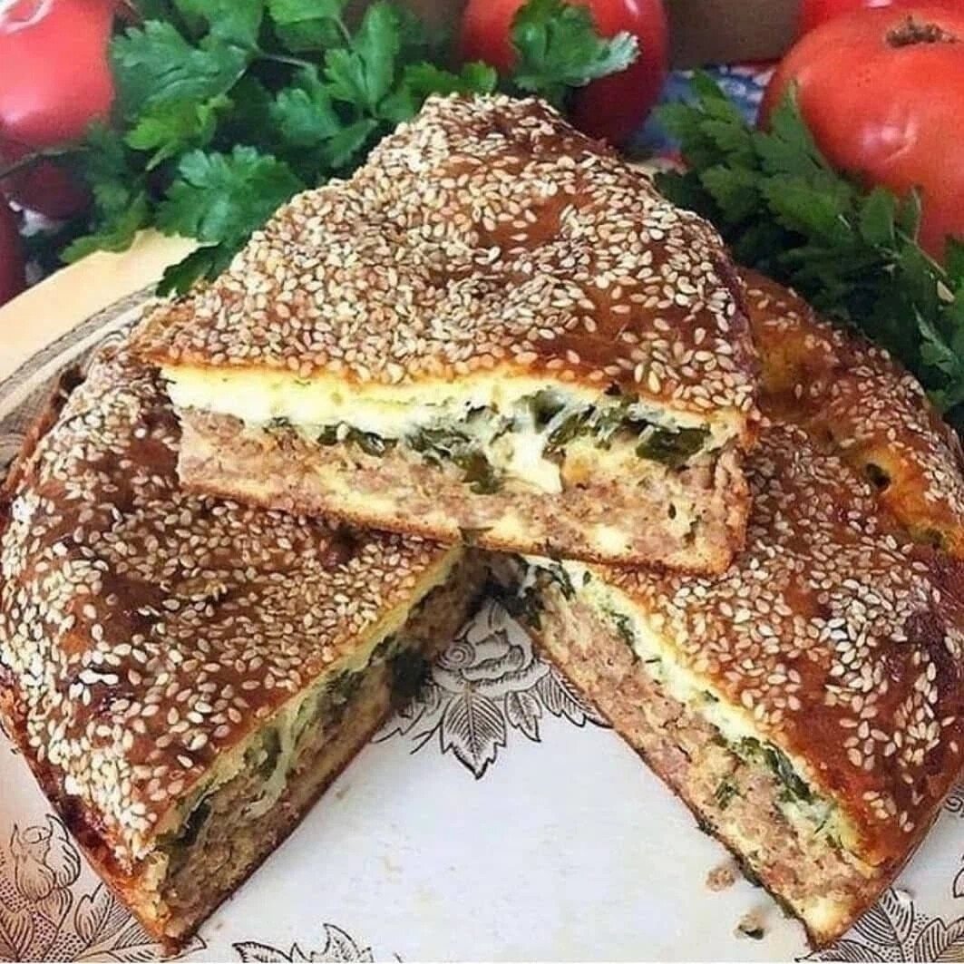 Пирог с мясом