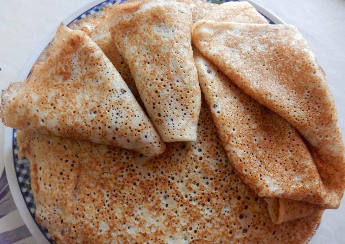 Блины из ячменной муки