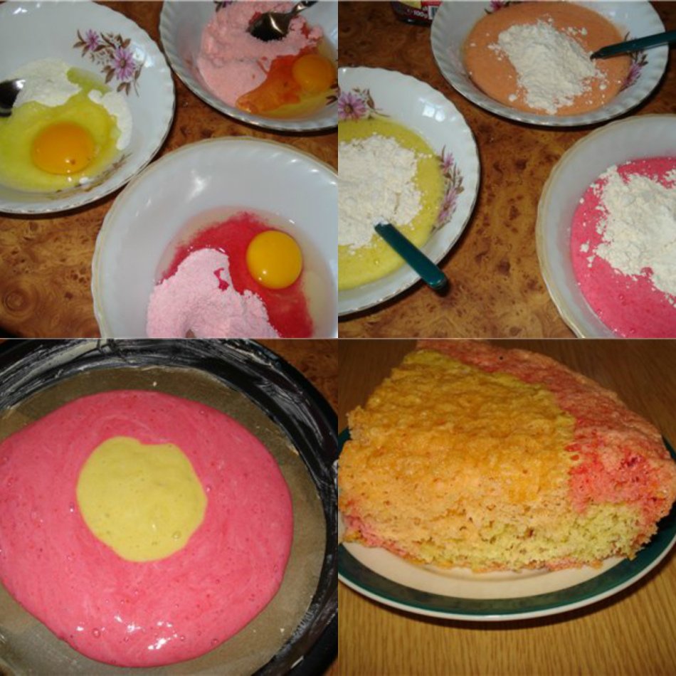 Кисельный пирог