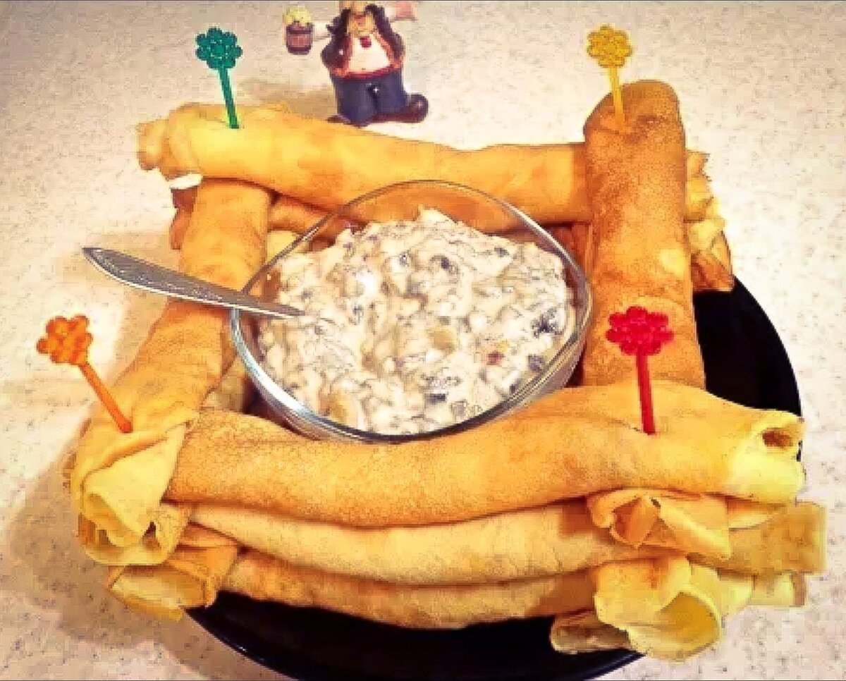 Тонкие блины на Масленицу