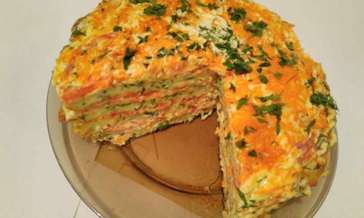 КИШ пирог с кабачком
