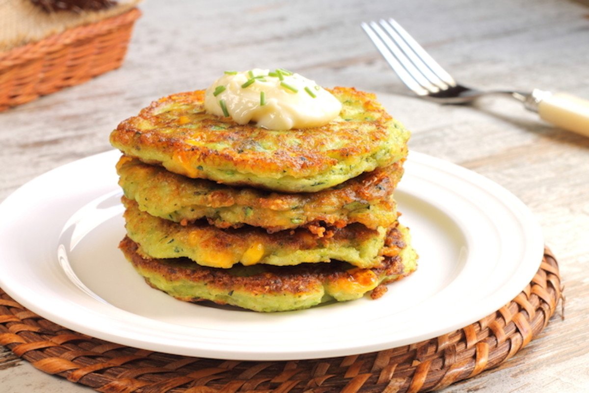 Высоцкая Юлия кабачковые оладьи