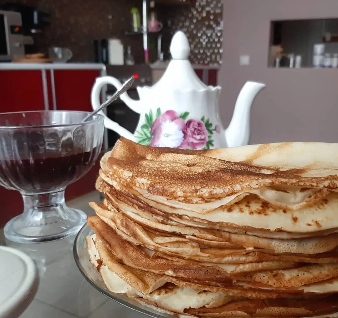 Тонкие блины на Масленицу