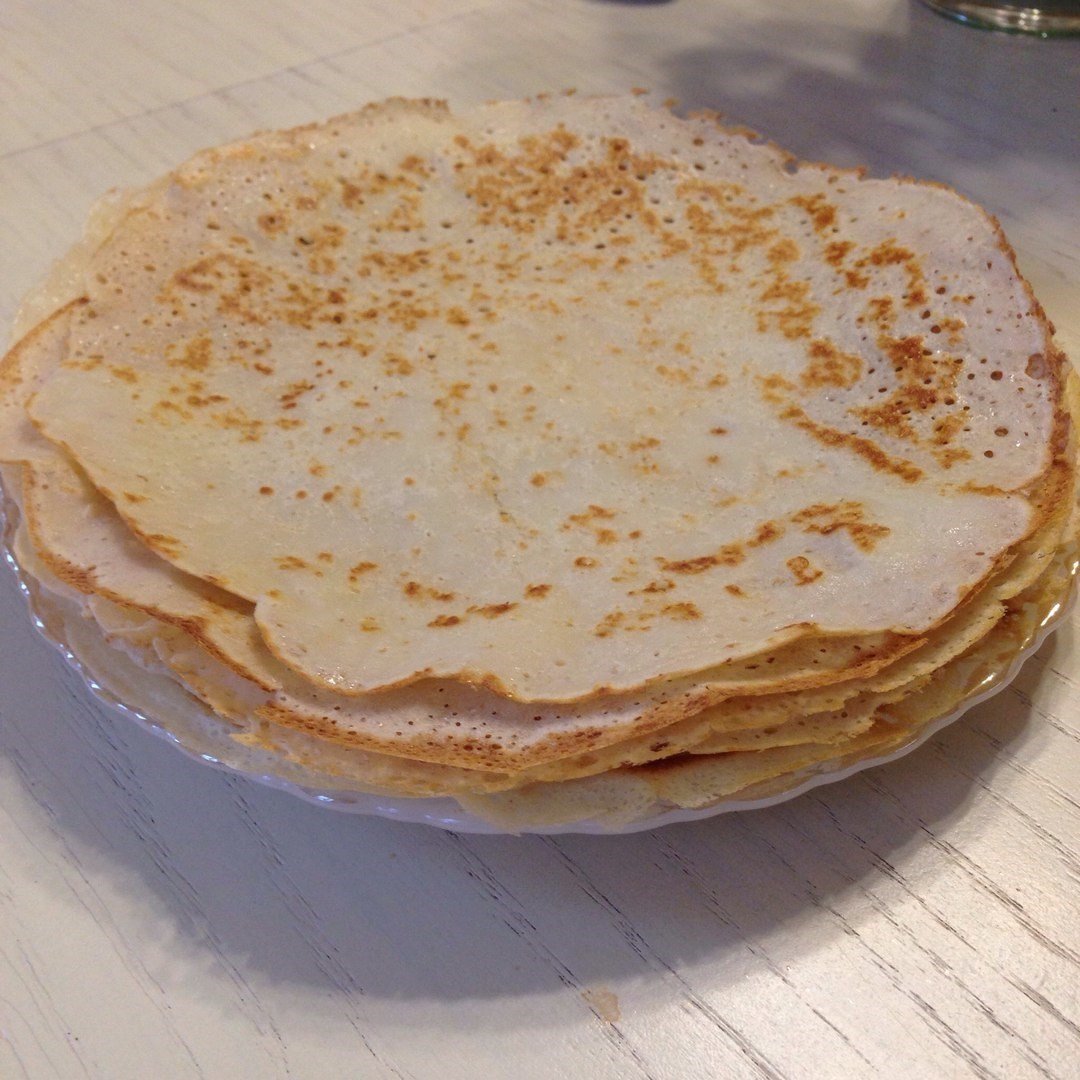 Блинчики с фруктами