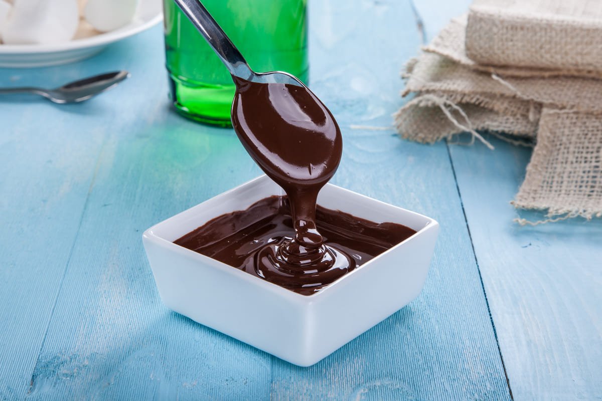 Соус шоколадный из какао для блинов