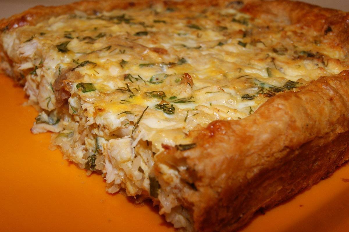 Слойки с картошкой и сыром