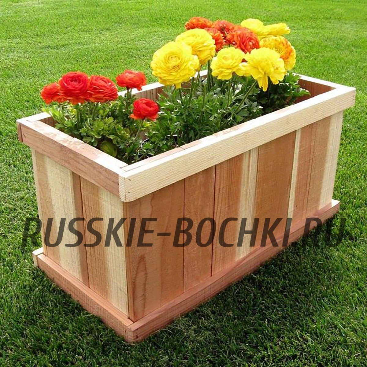 Деревянные клумбы для цветов
