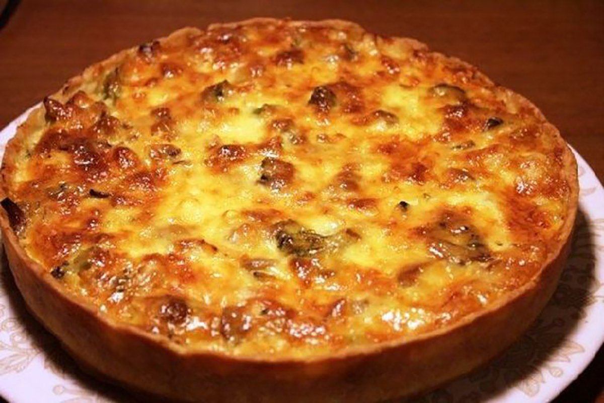 Лоранский пирог с курицей