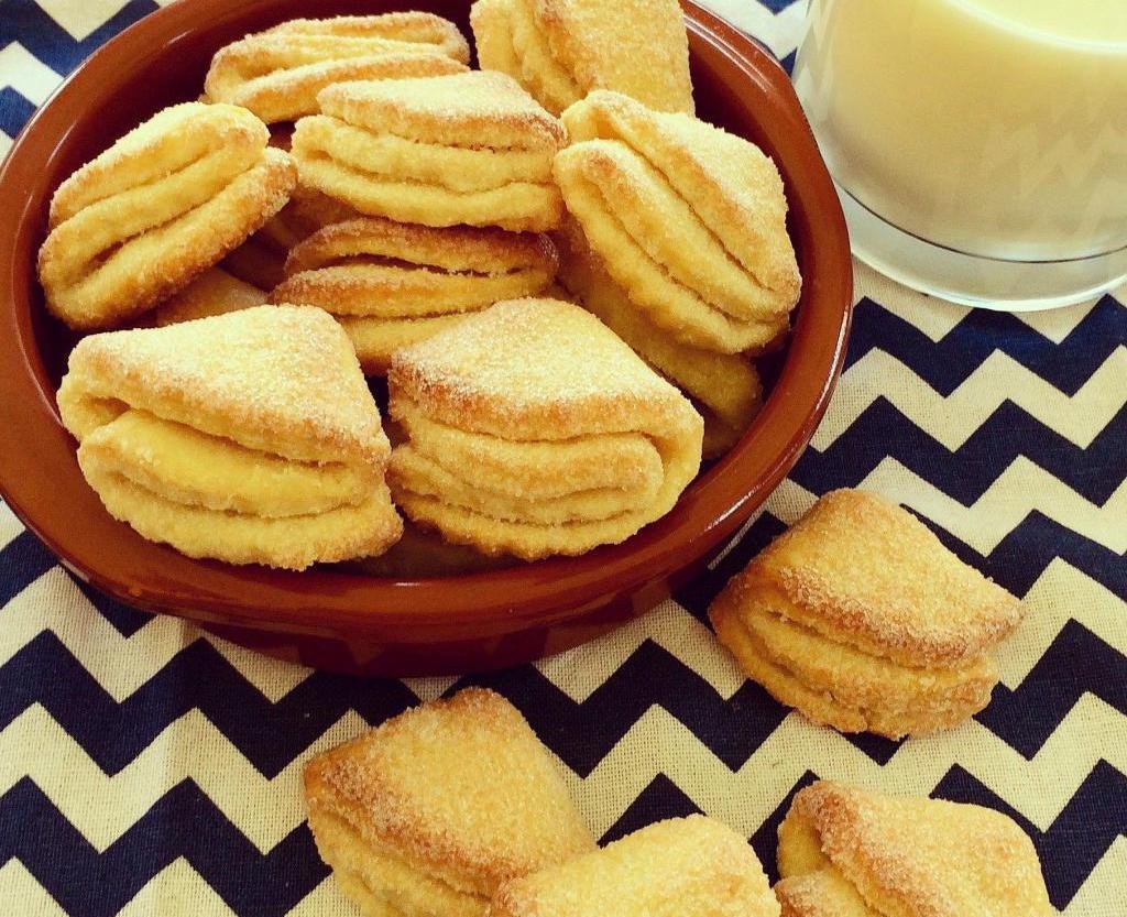 Творожное печенье с яблоками