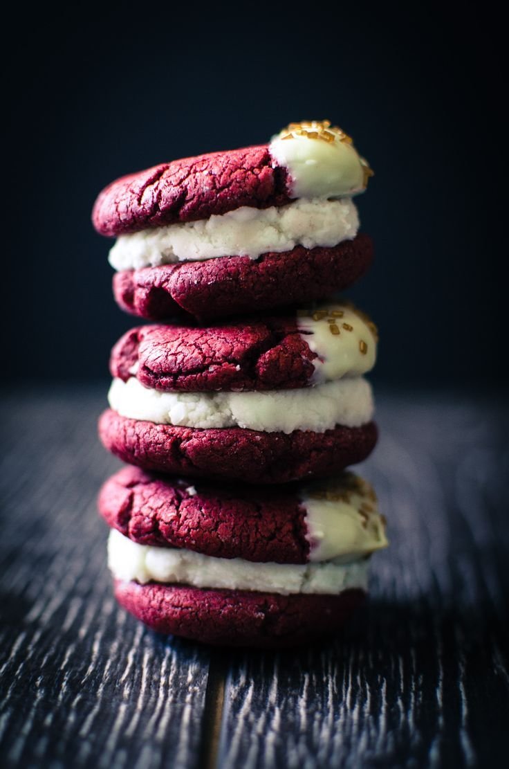 Red Velvet cookie and Pastry cookie