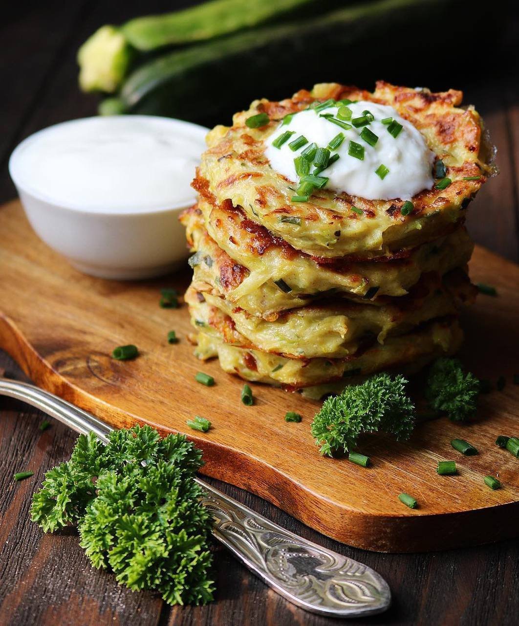 Высоцкая Юлия кабачковые оладьи