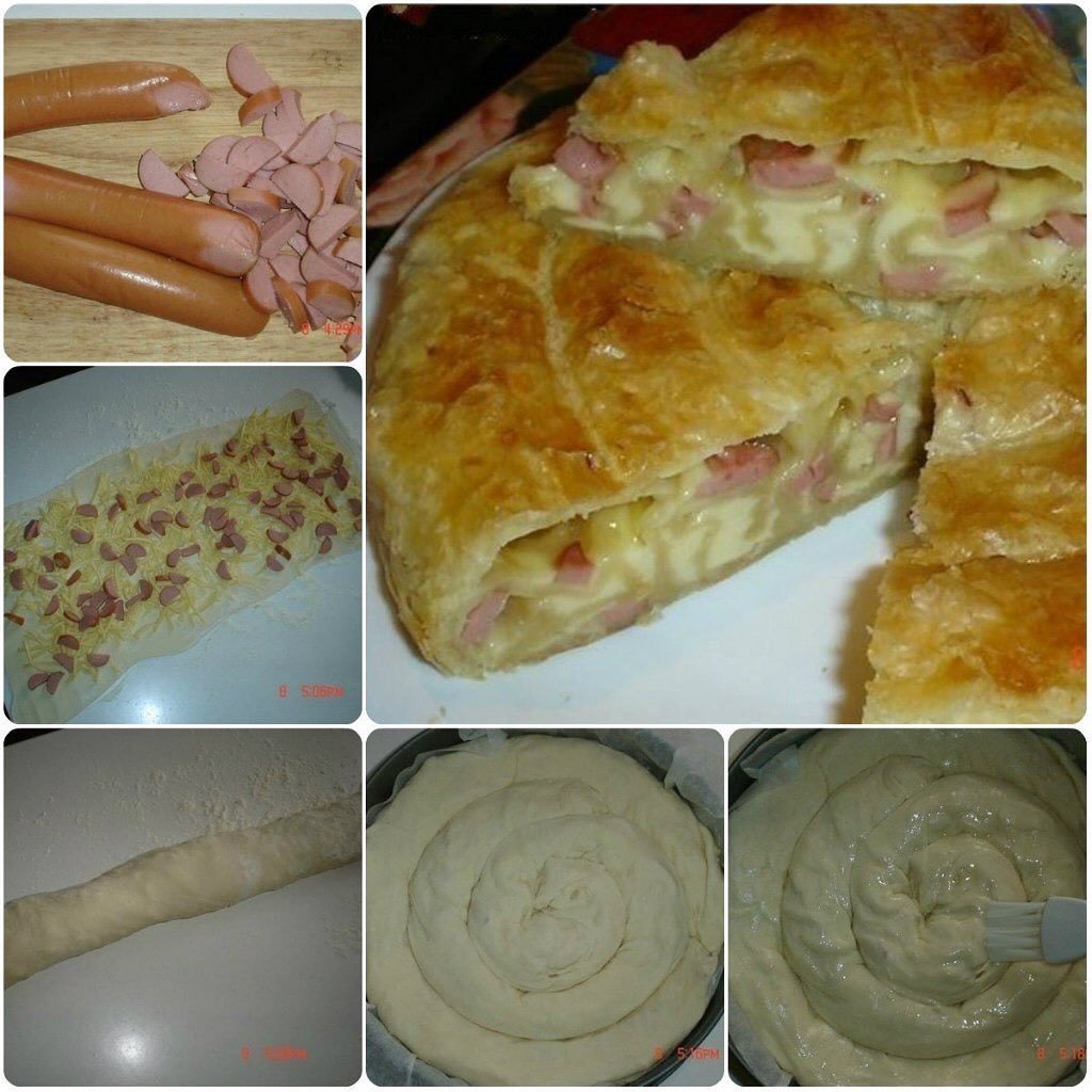 Слоёный пирог с сыром название
