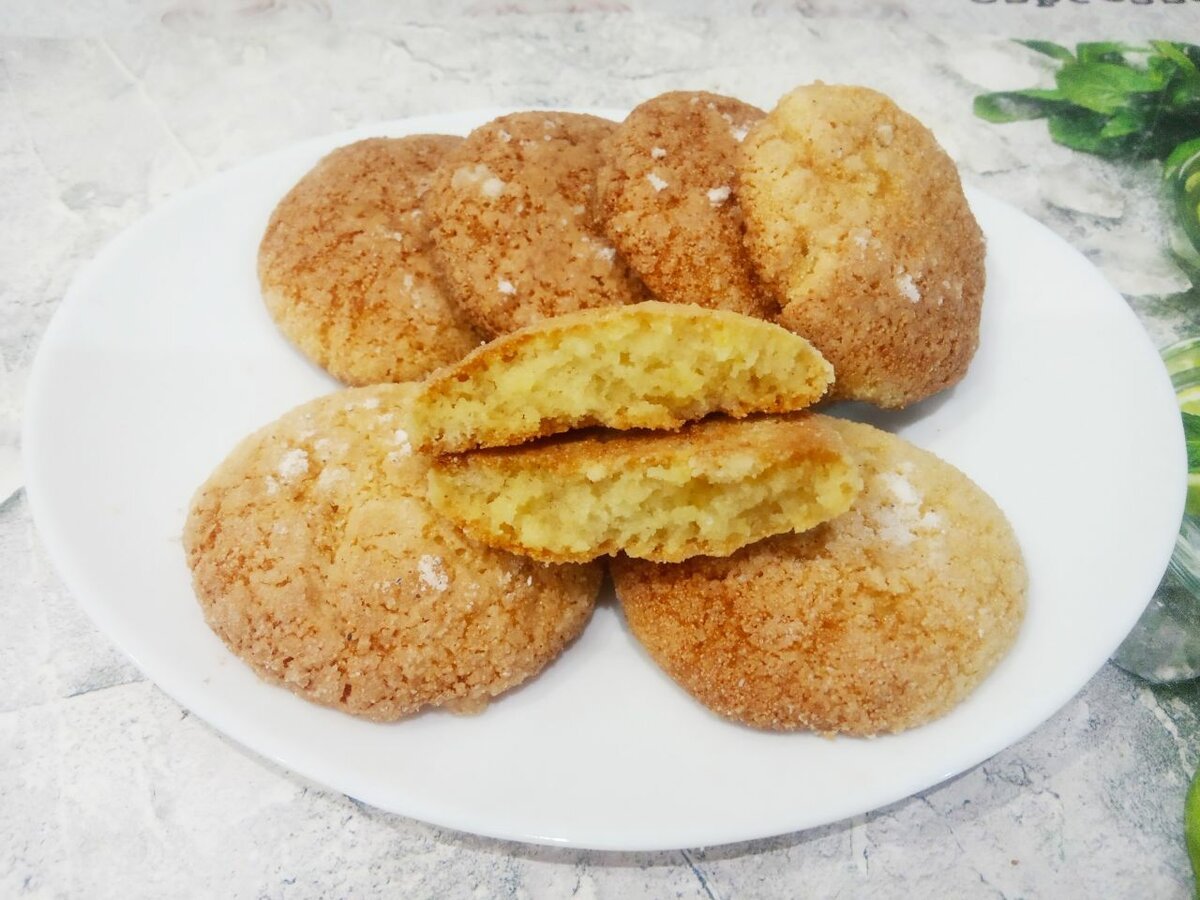Печенье из манки