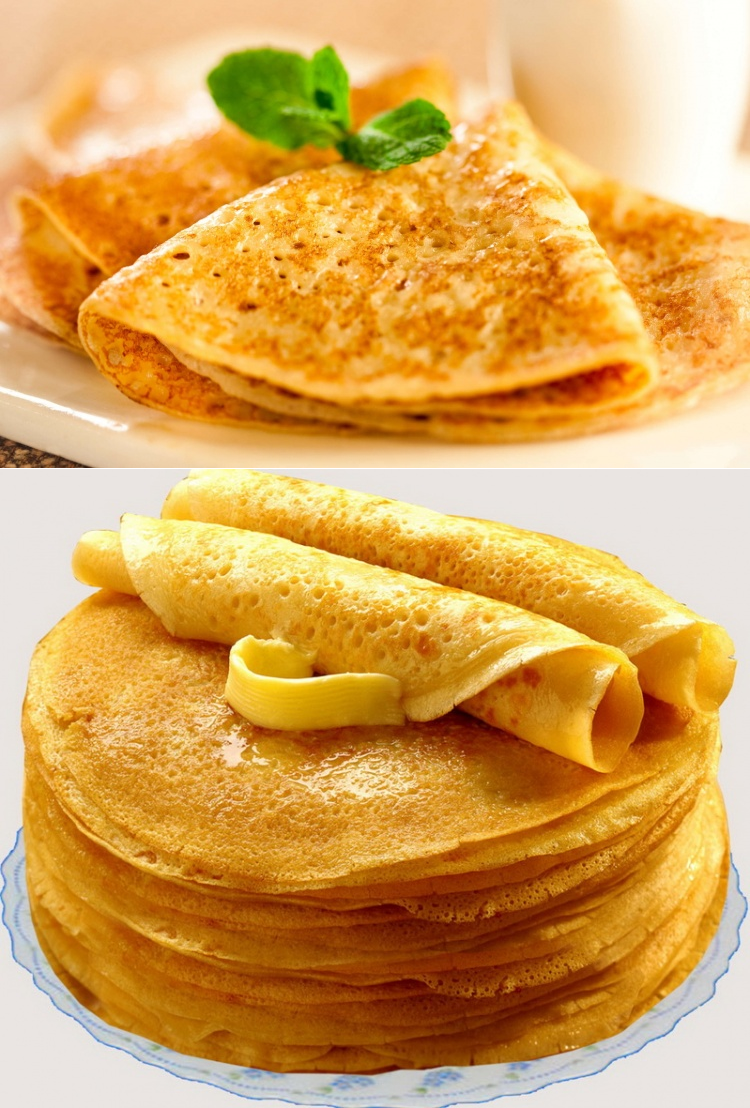 Блинчики на молоке