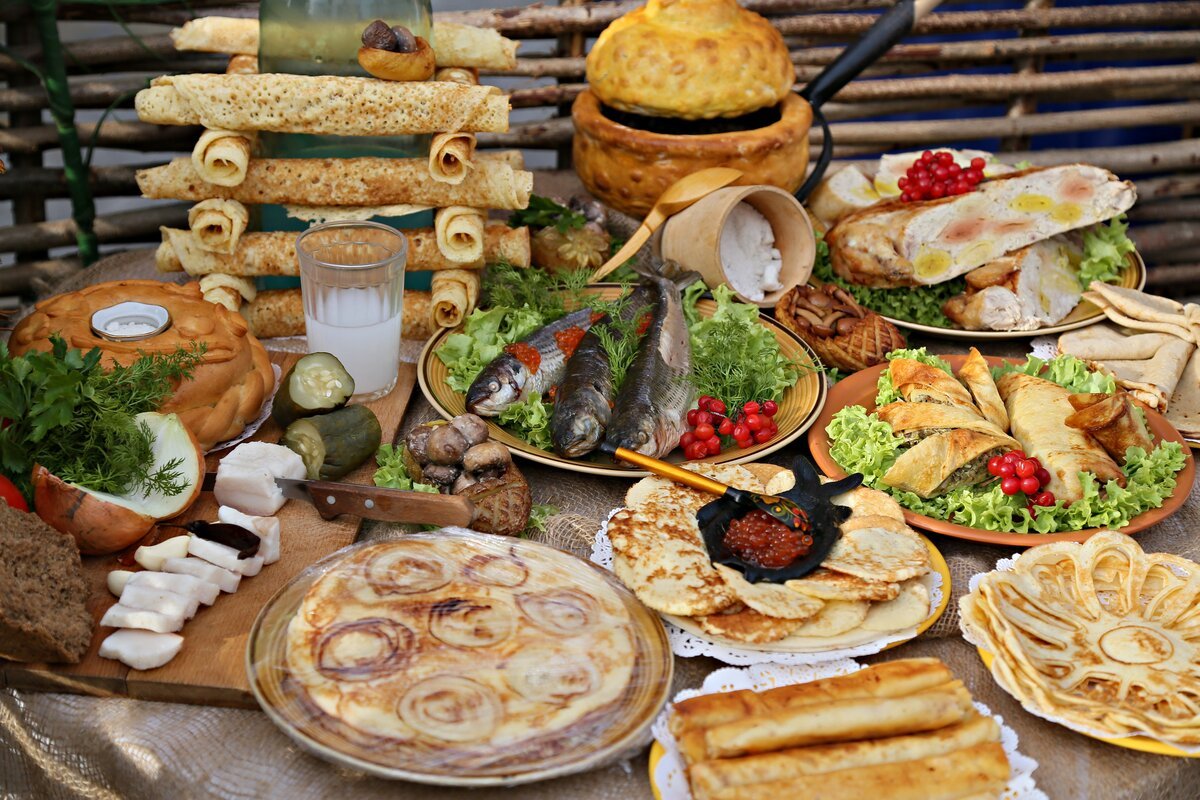 Блины с маслом