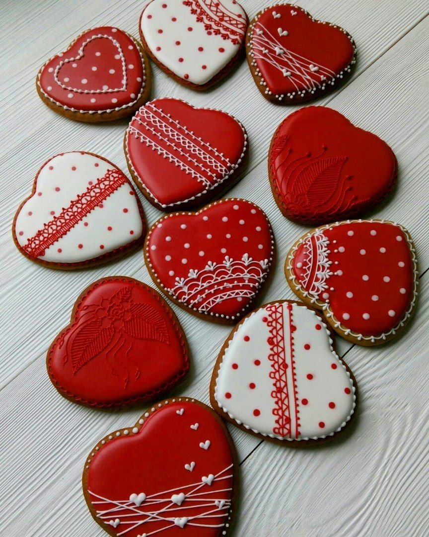 Печенька сердечко