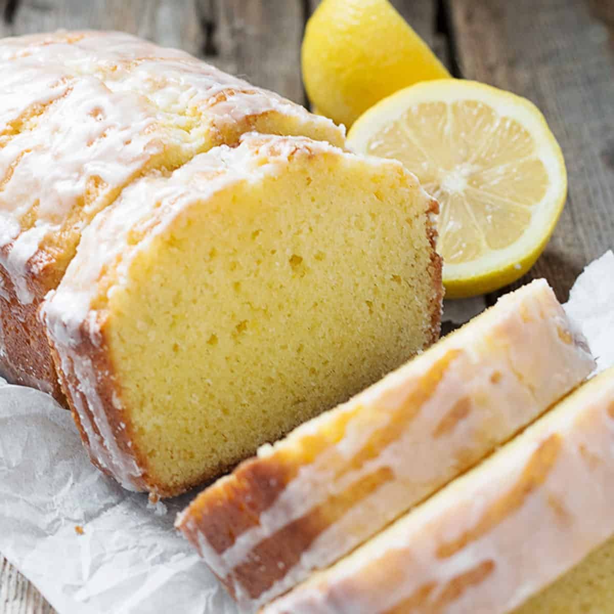Лимонный торт с чаем
