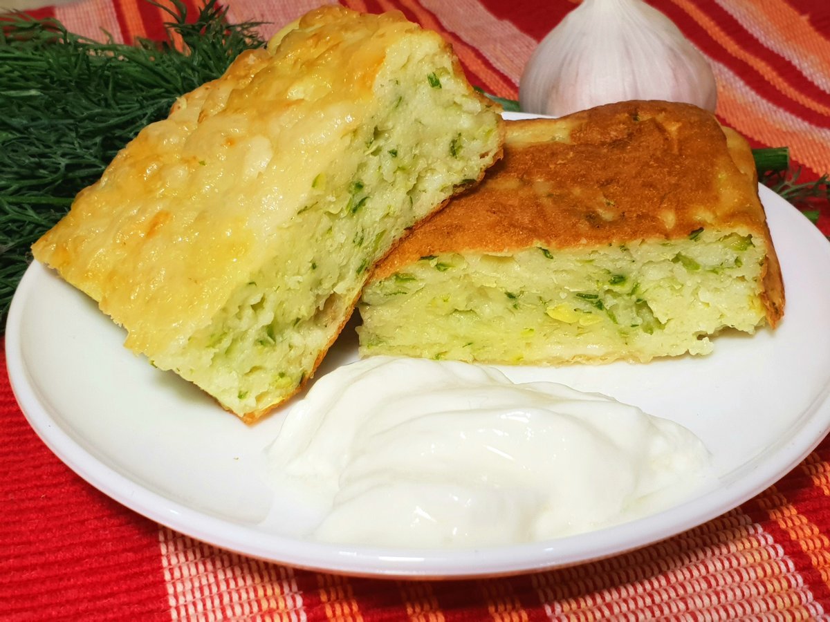 Лазанья из цукини с фаршем