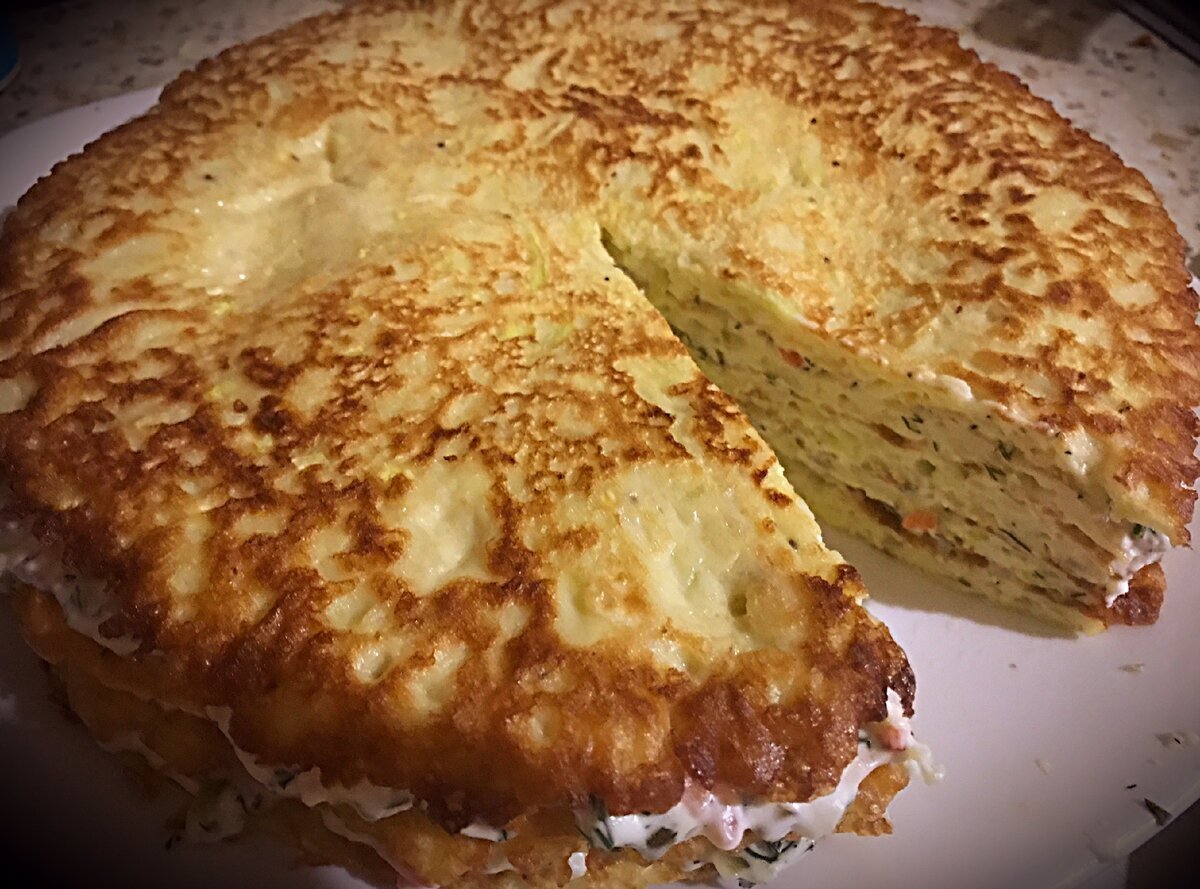 Кабачковый пирог в духовке