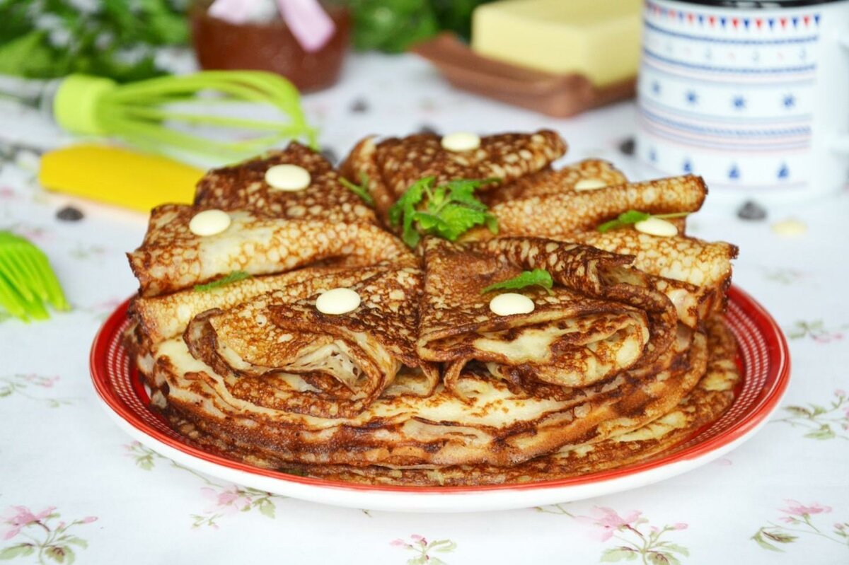 Блинчики на молоке