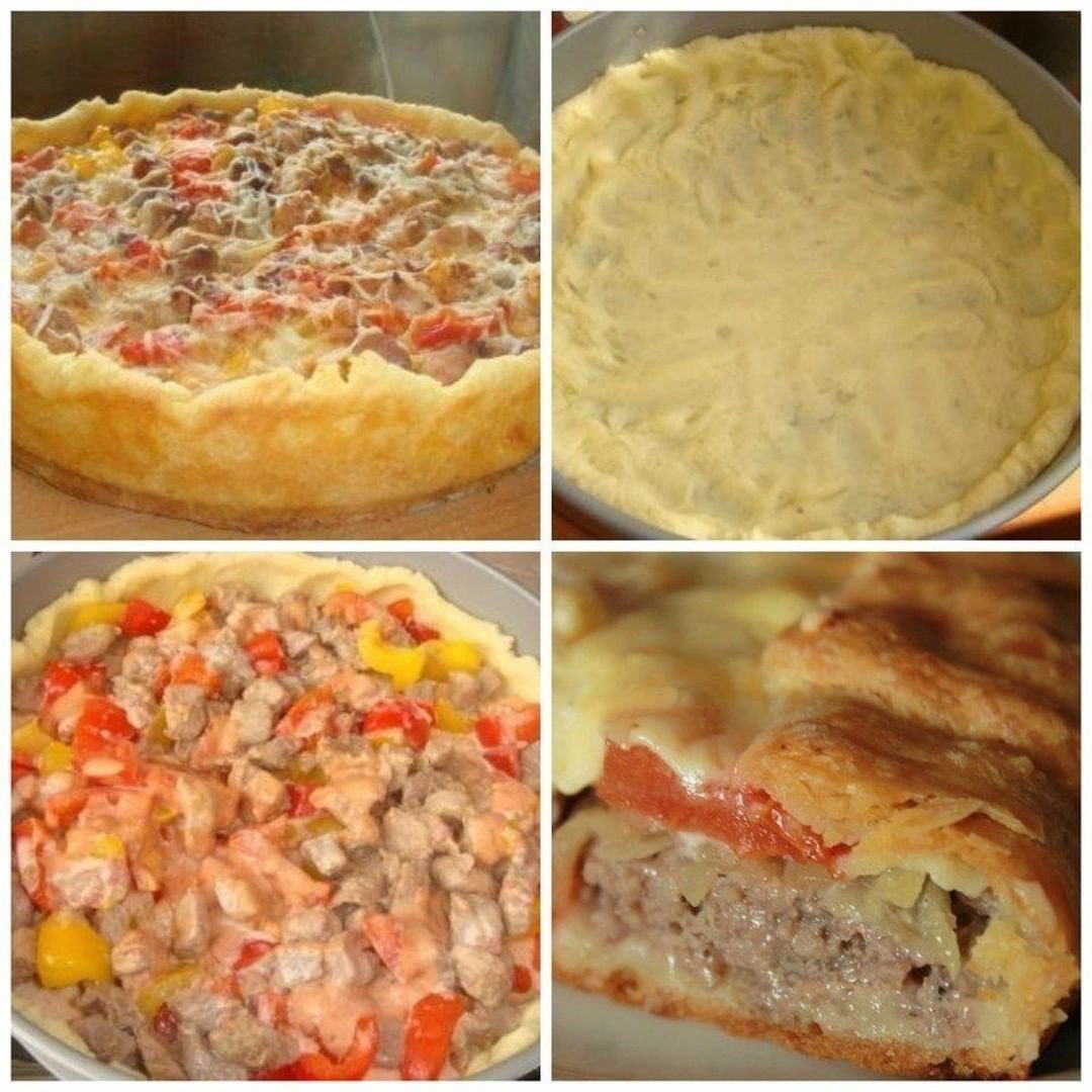 Аппетитный пирог с мясом