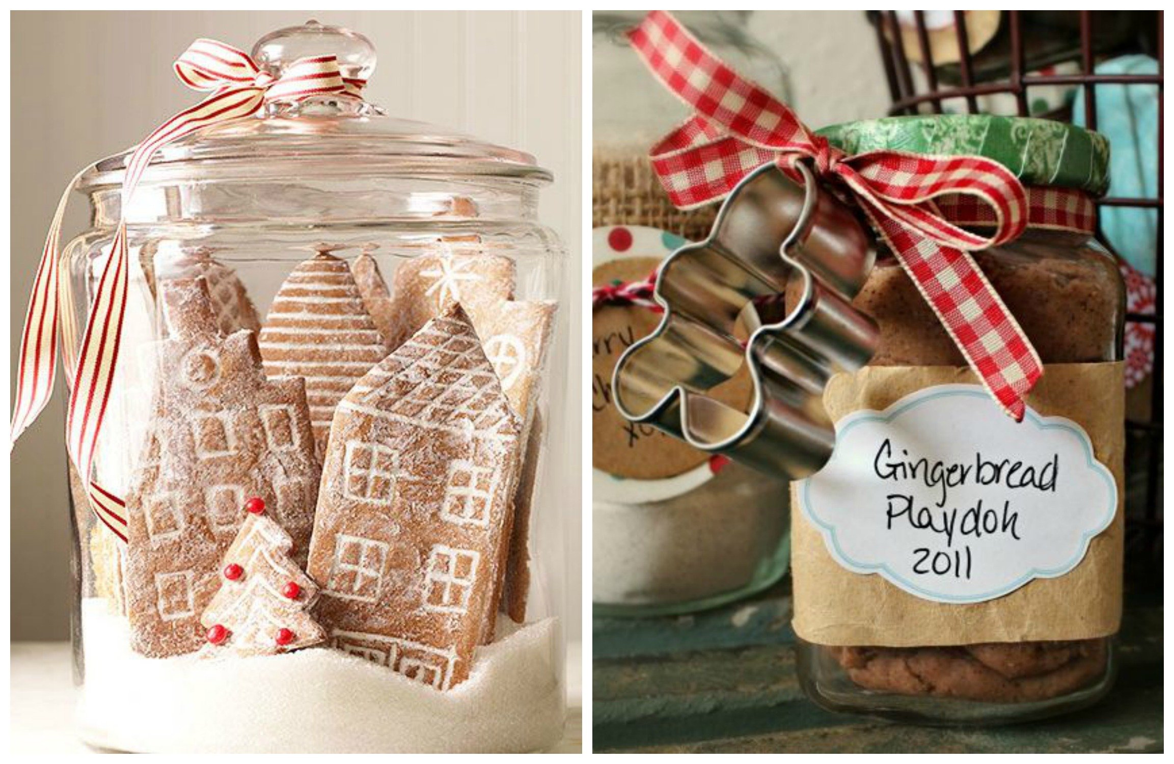Antique christmas cookie jars