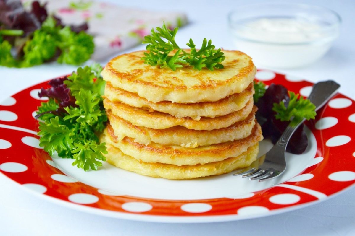 Блины с грибами