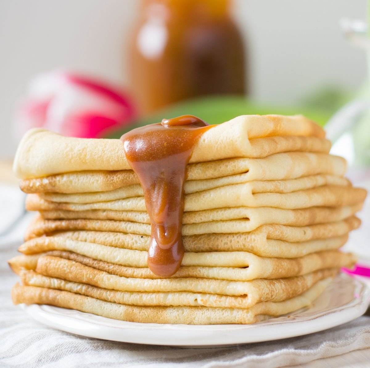 Блины с карамелью
