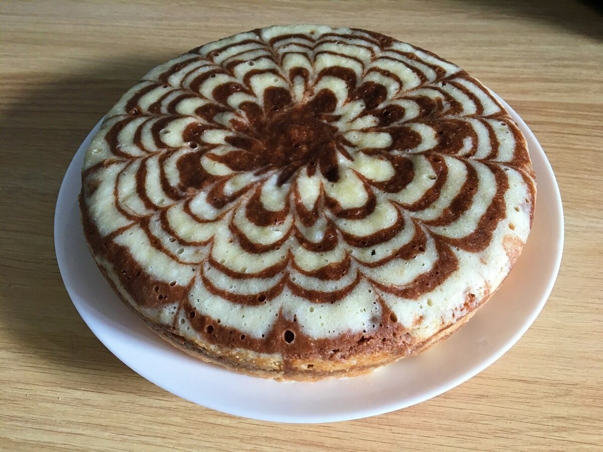 Торт Зебра из пластилина