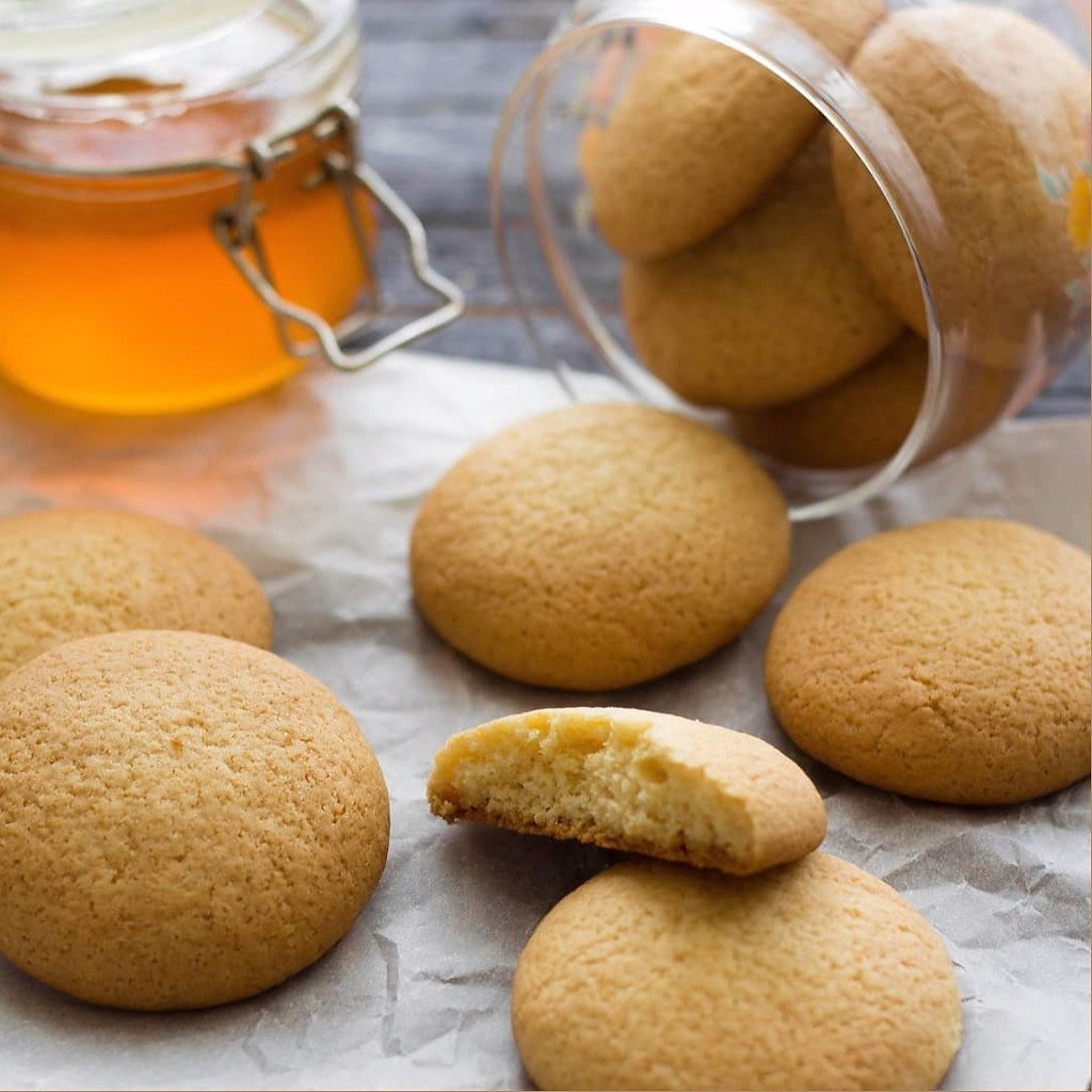 Медовое печенье без масла