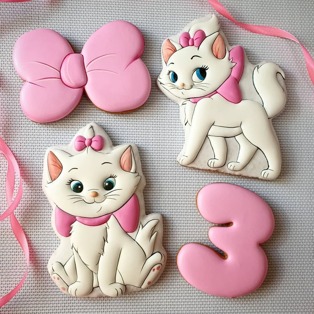 Имбирные пряники кошечка Мари
