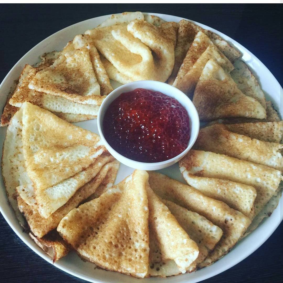 Блины на молоке тонкие вкусные