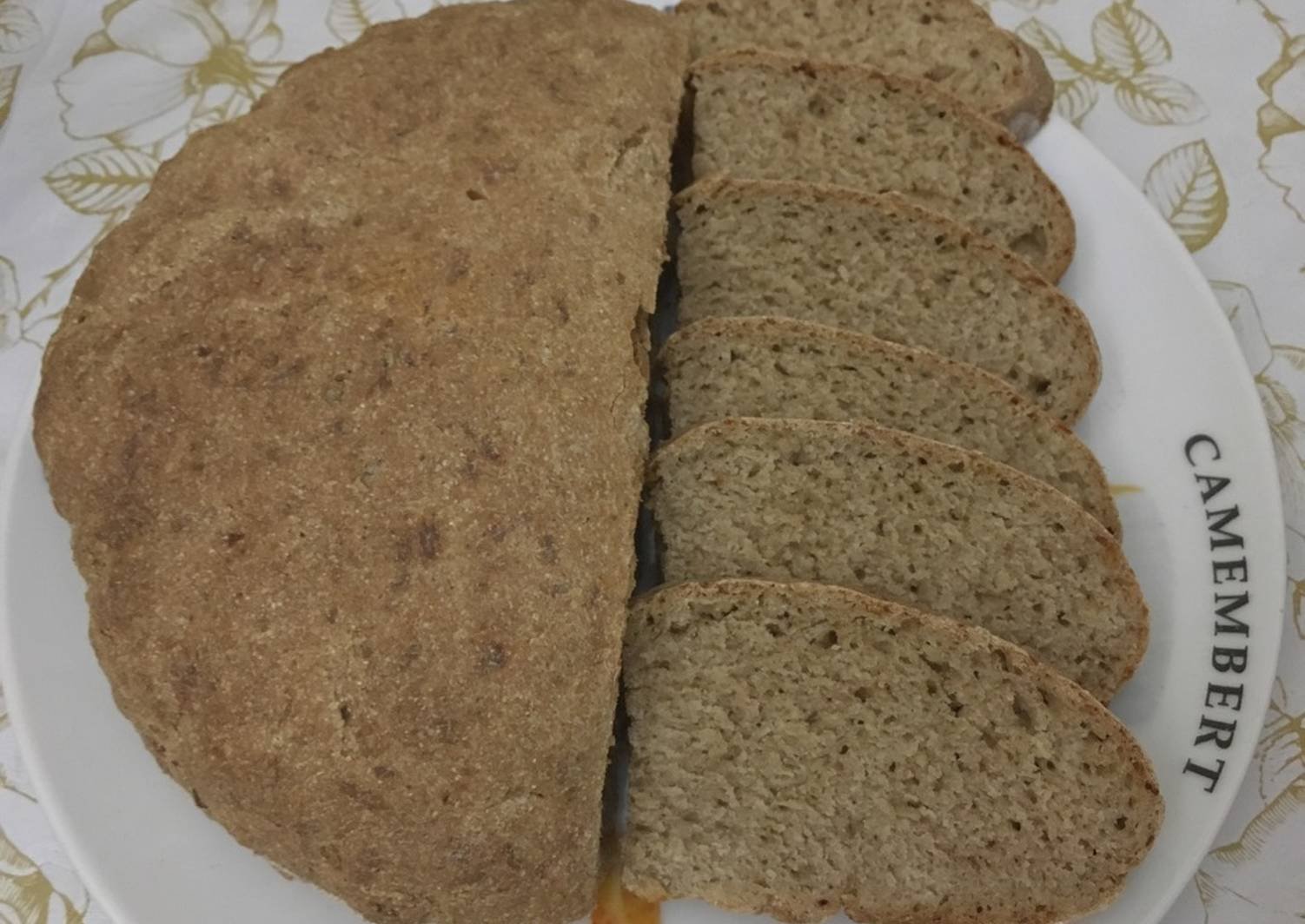 Хлеб цельнозерновой на кефире без дрожжей