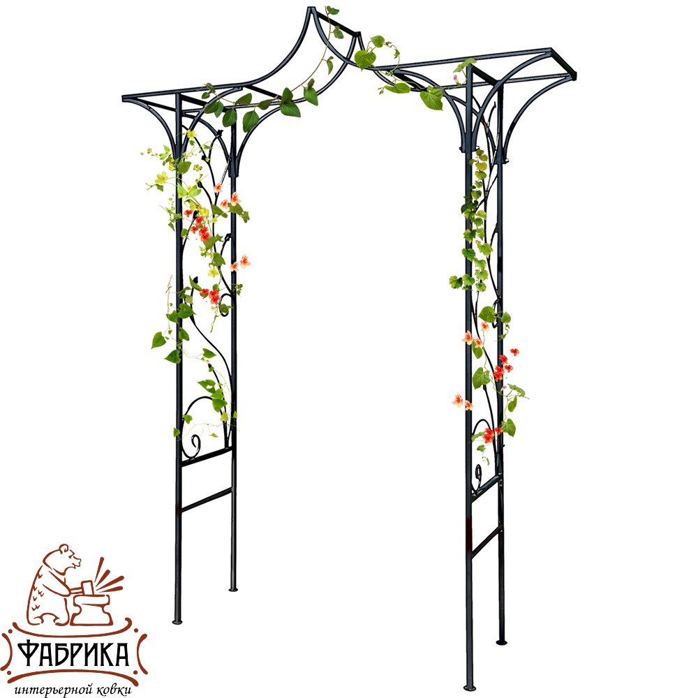 Арка Садовая leafdesign металлическая 30x180x235 см
