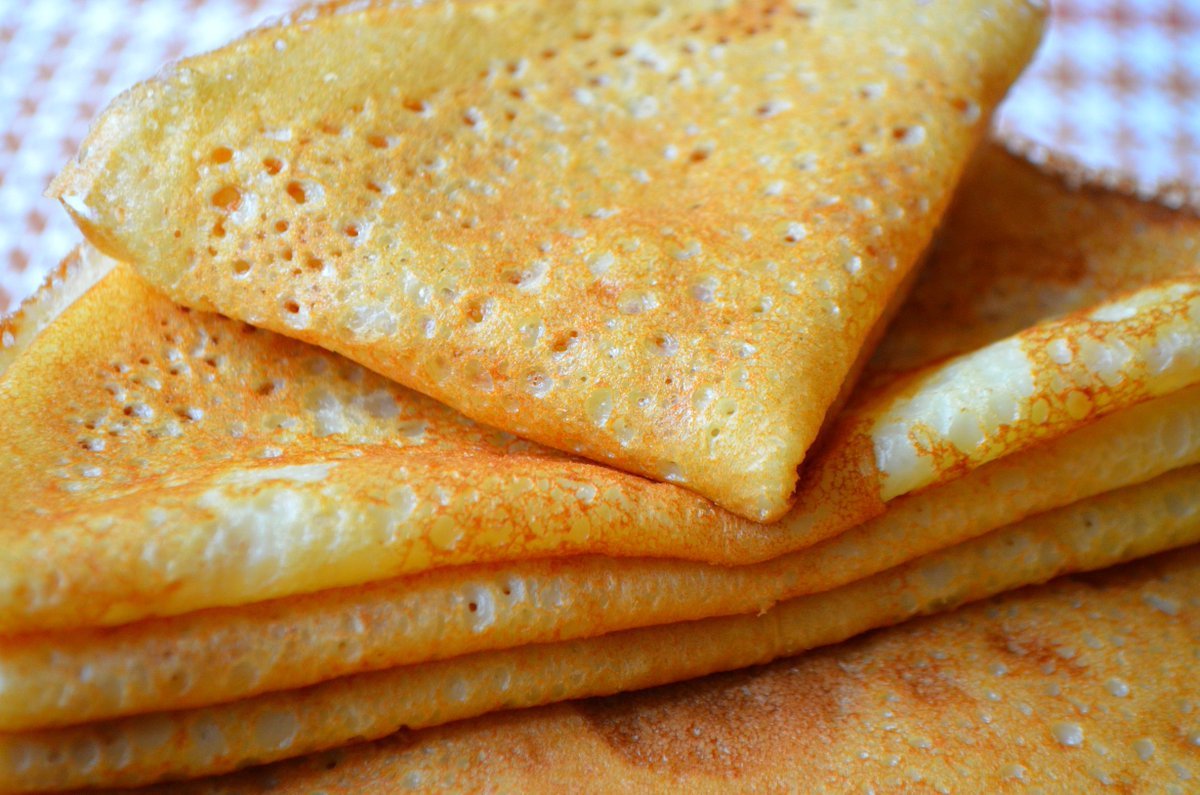 Блины с дырочками