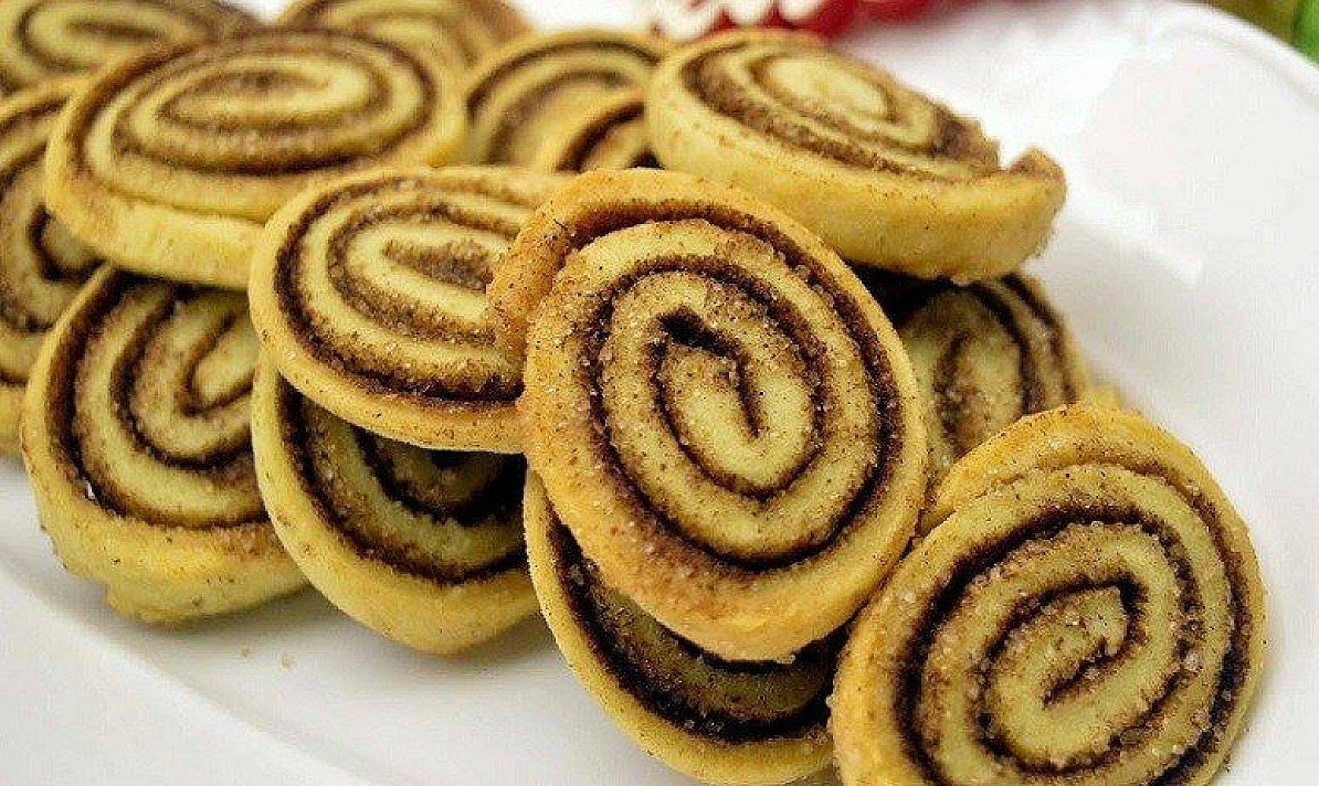 Песочное печенье с корицей