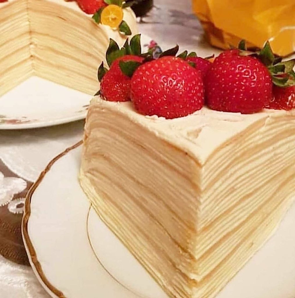 Блинный торт с маскарпоне