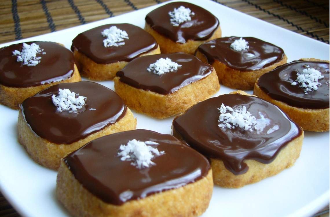 Biscotti печенье шоколадное