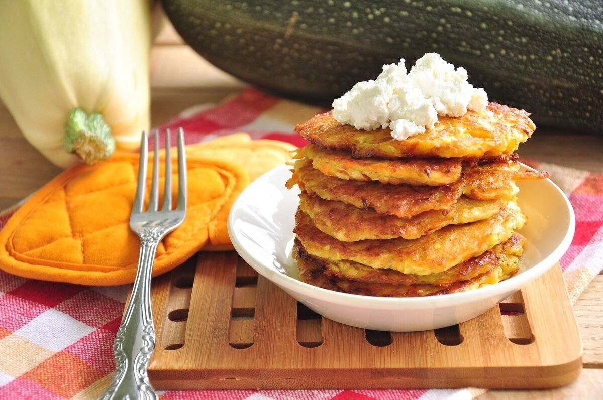 Оладьи с сыром