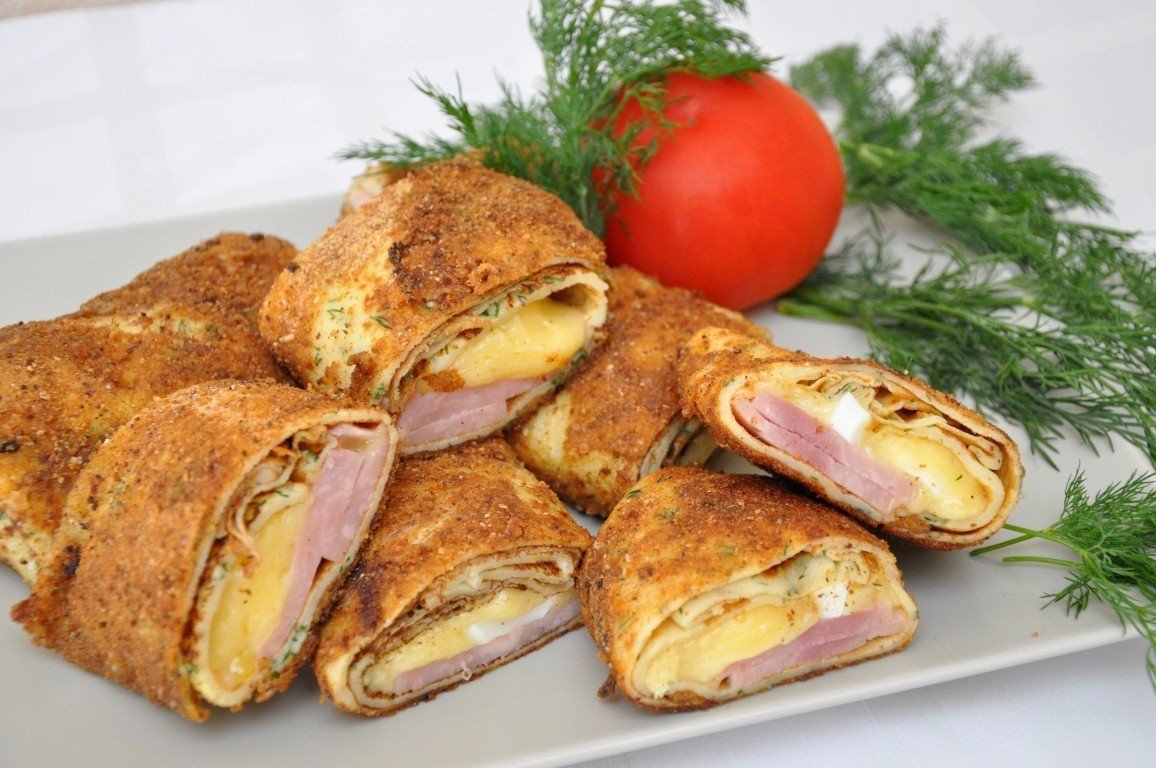 Печеночные рулетики