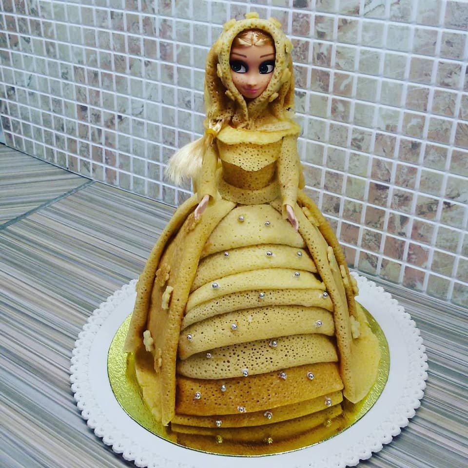 Кукла из блинов