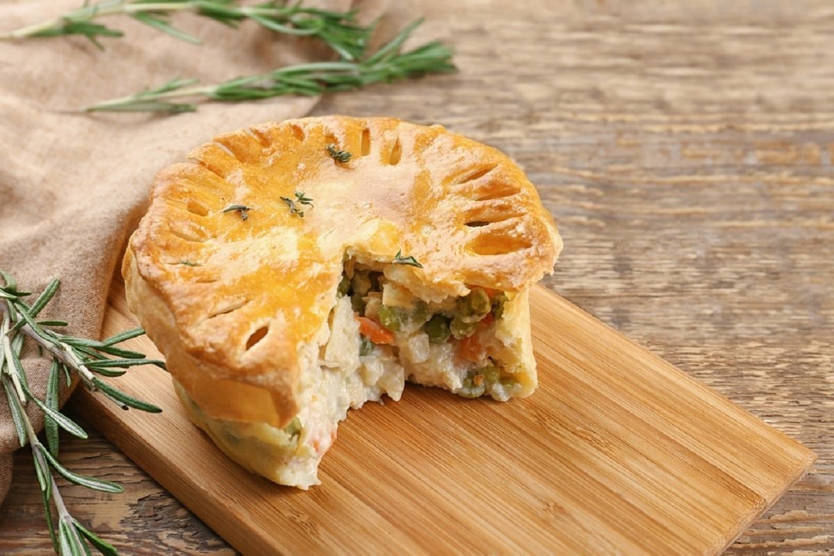 Пирог с куриным филе