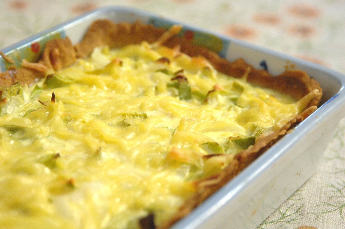 Французский луковый пирог