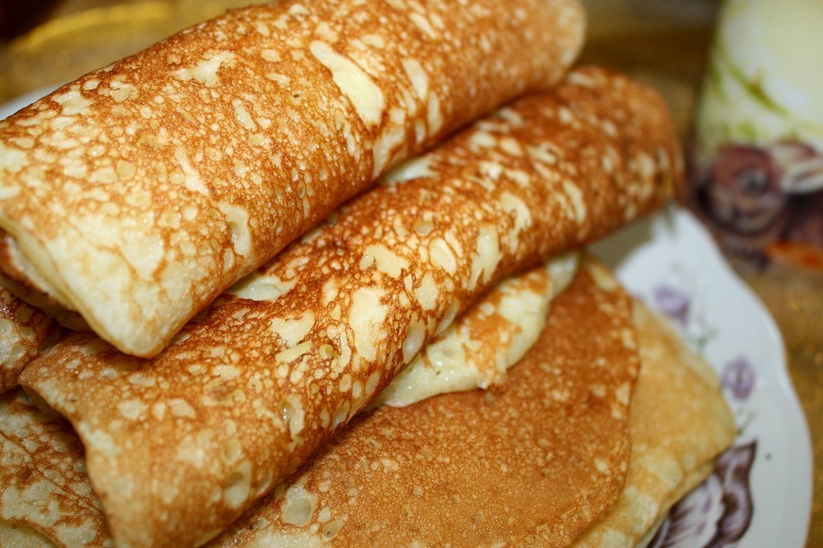Блины на молоке