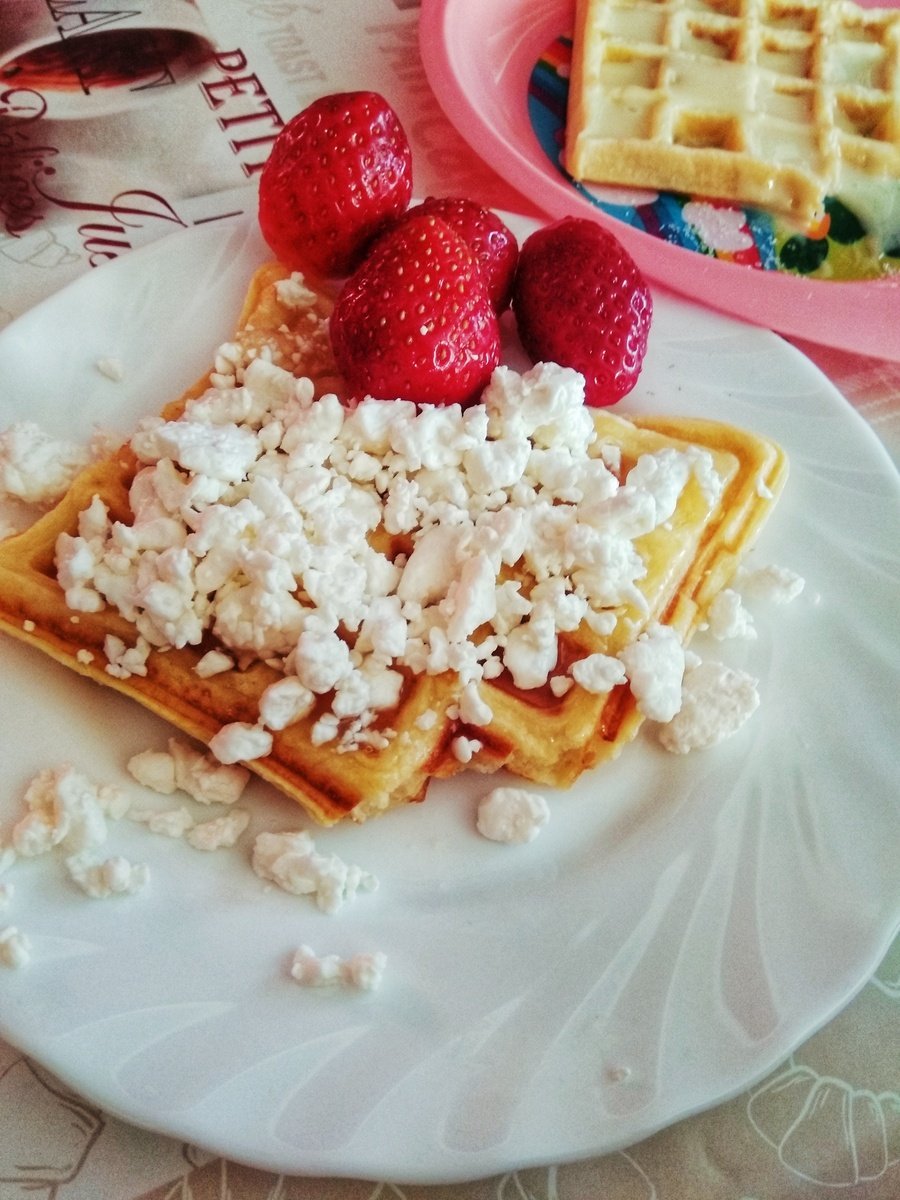 Венские вафли с творогом