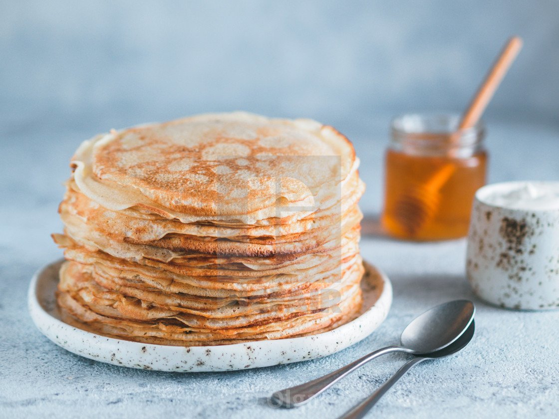 Яблочные панкейки