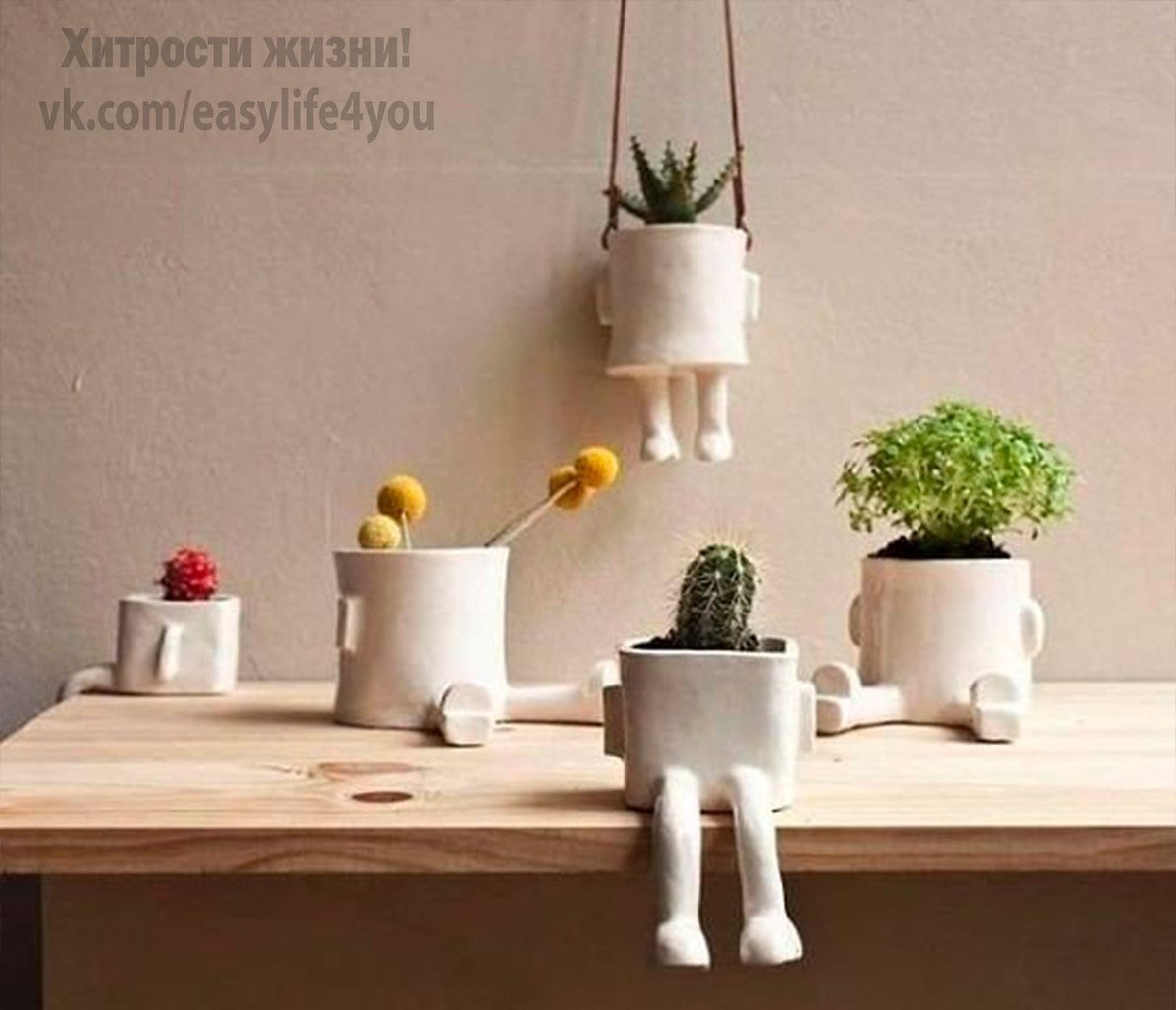 Дизайнерские горшки для цветов из керамики