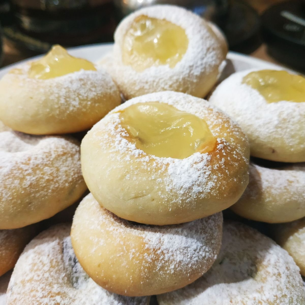 Печенье лимонное песочное