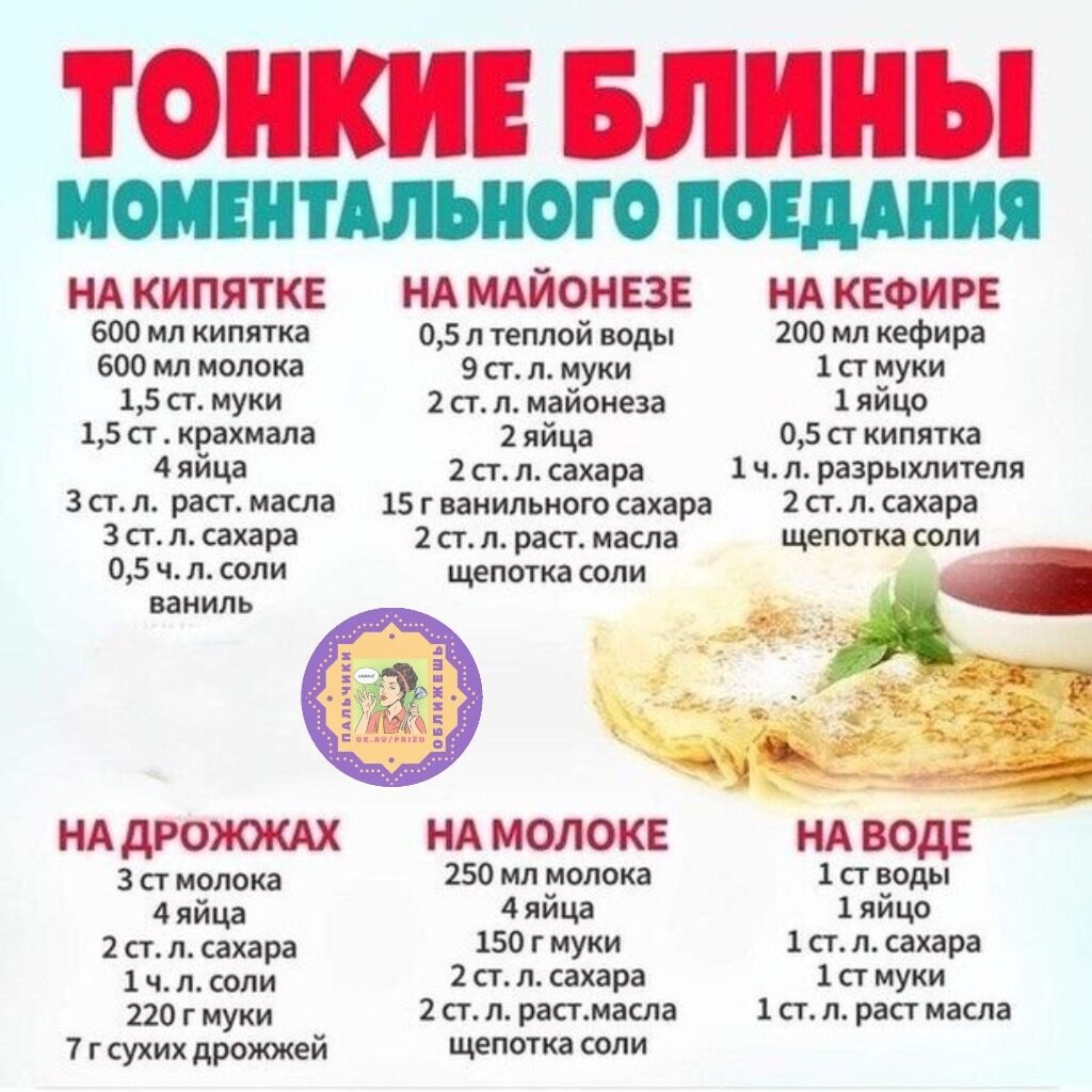 Нежные блинчики